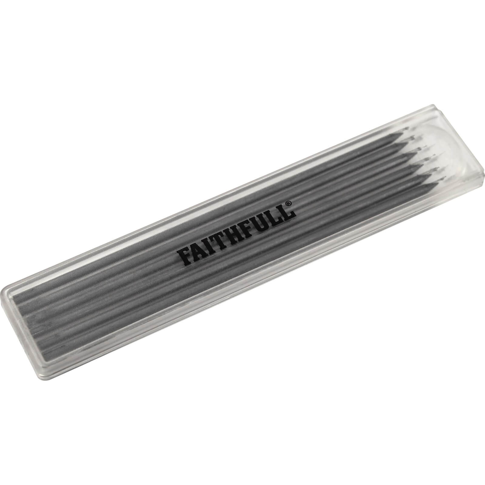 Faithfull Black Pencil Marking Refill Pack, 6 Piece