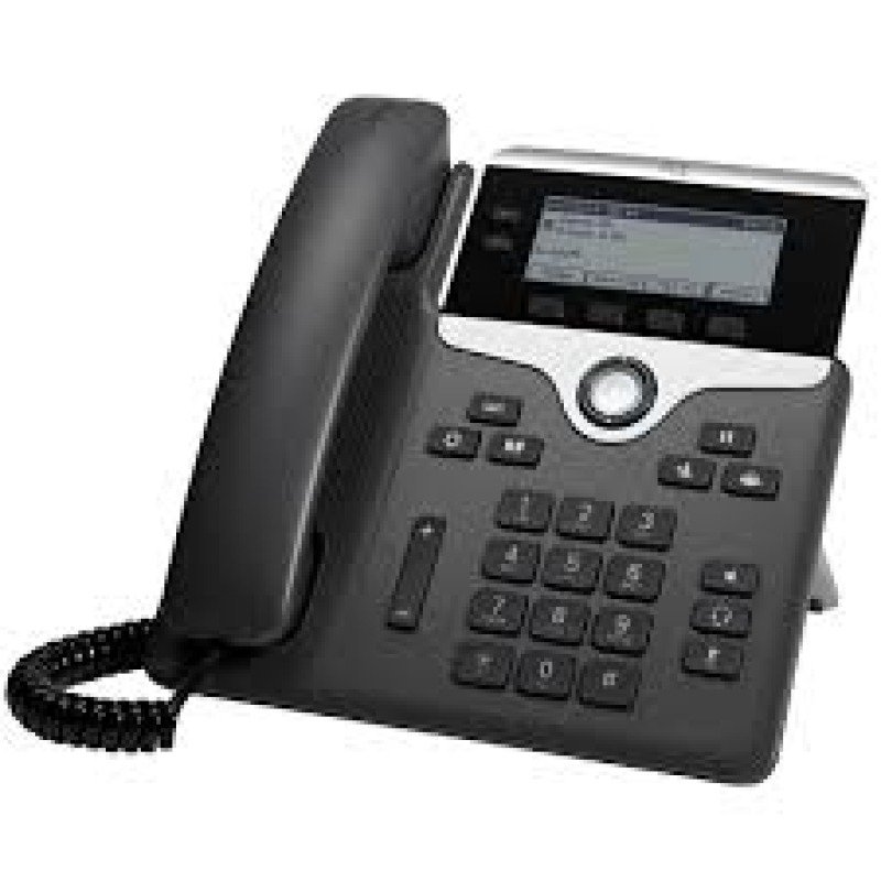 Cisco 7821 IP phone Black Silver 2 lines