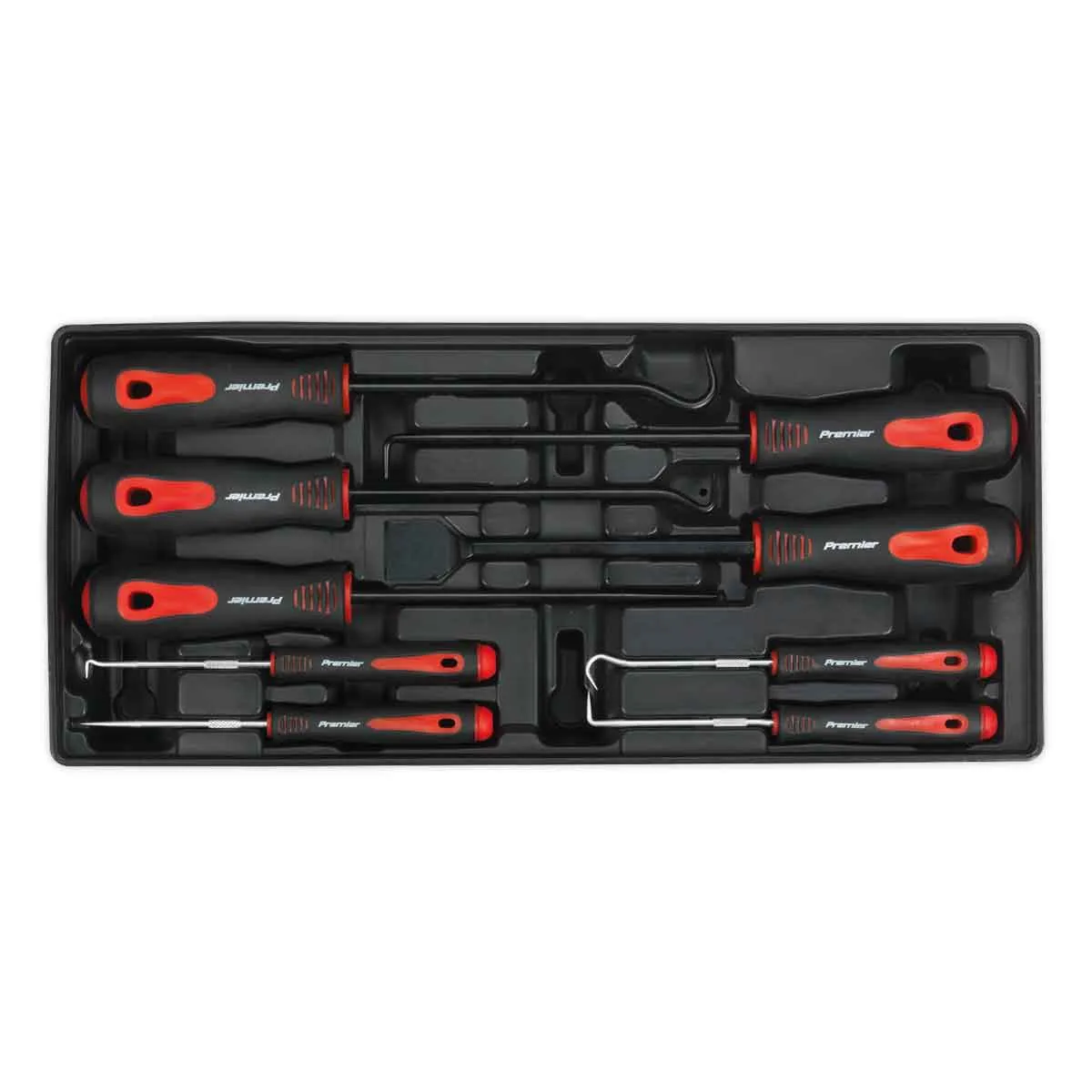 Sealey TBT23 Tool Tray with Scraper Set 9pc