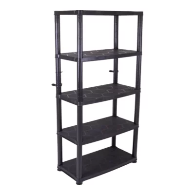 B&Q 5 Shelf Plastic Shelving Unit (H)1900mm (W)850mm (D)400mm