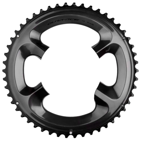 Shimano Dura Ace R9100 Chainrings - Black / 52 / 4 Arm, 110mm