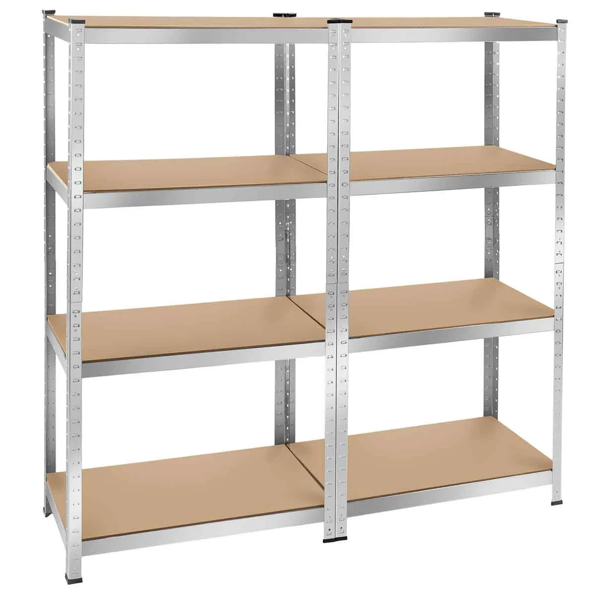 TecTake Garage Shelving Unit Set Of 2 - Heavy Duty&#44; 4 Tier