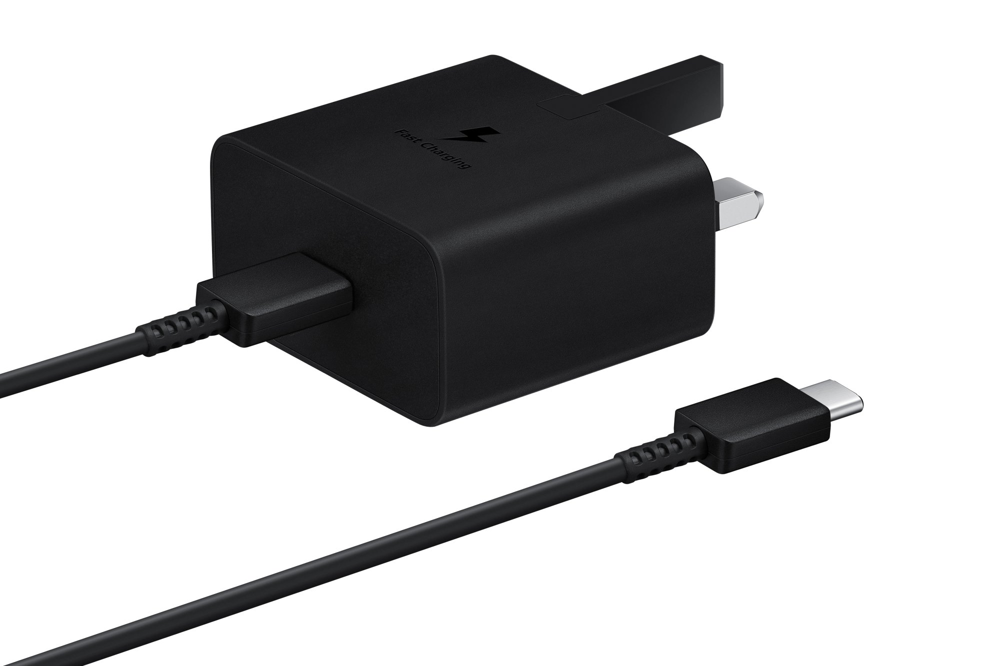 25W Super Fast Charging Travel Adapter (with C to C cable) Black