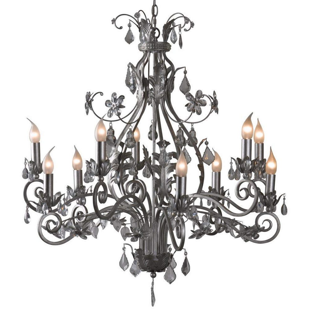 Netlighting Rafael Multi Arm Chandeliers Brushed Silver