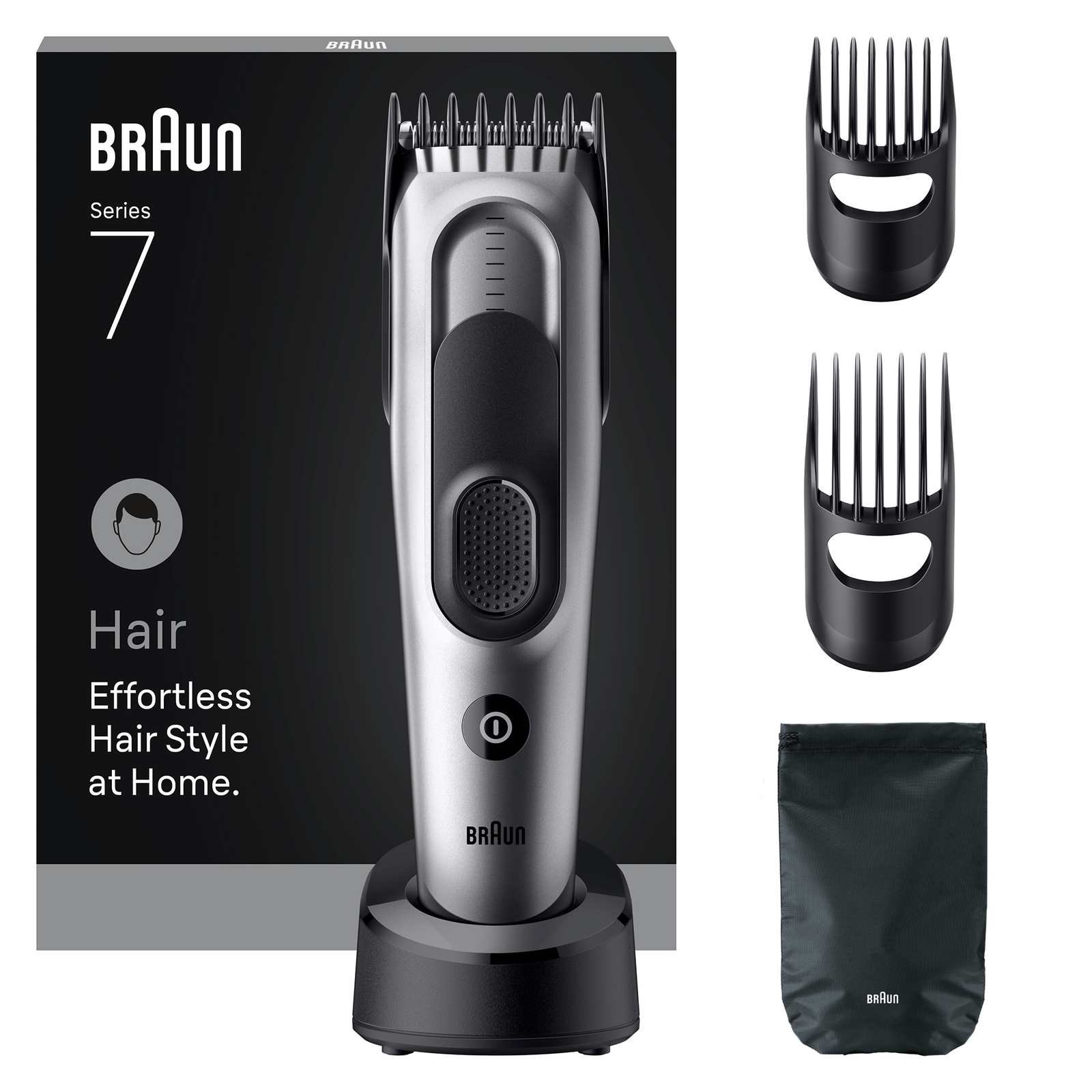 Braun Hair Clipper Series 7 HC7590 Hair Clippers for Men