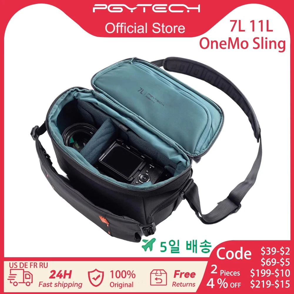 PGYTECH Onemo Sling Bag 7l 11l Crossbody Camera Bag For Dslr And Mirrorless Cameras Photography Bag