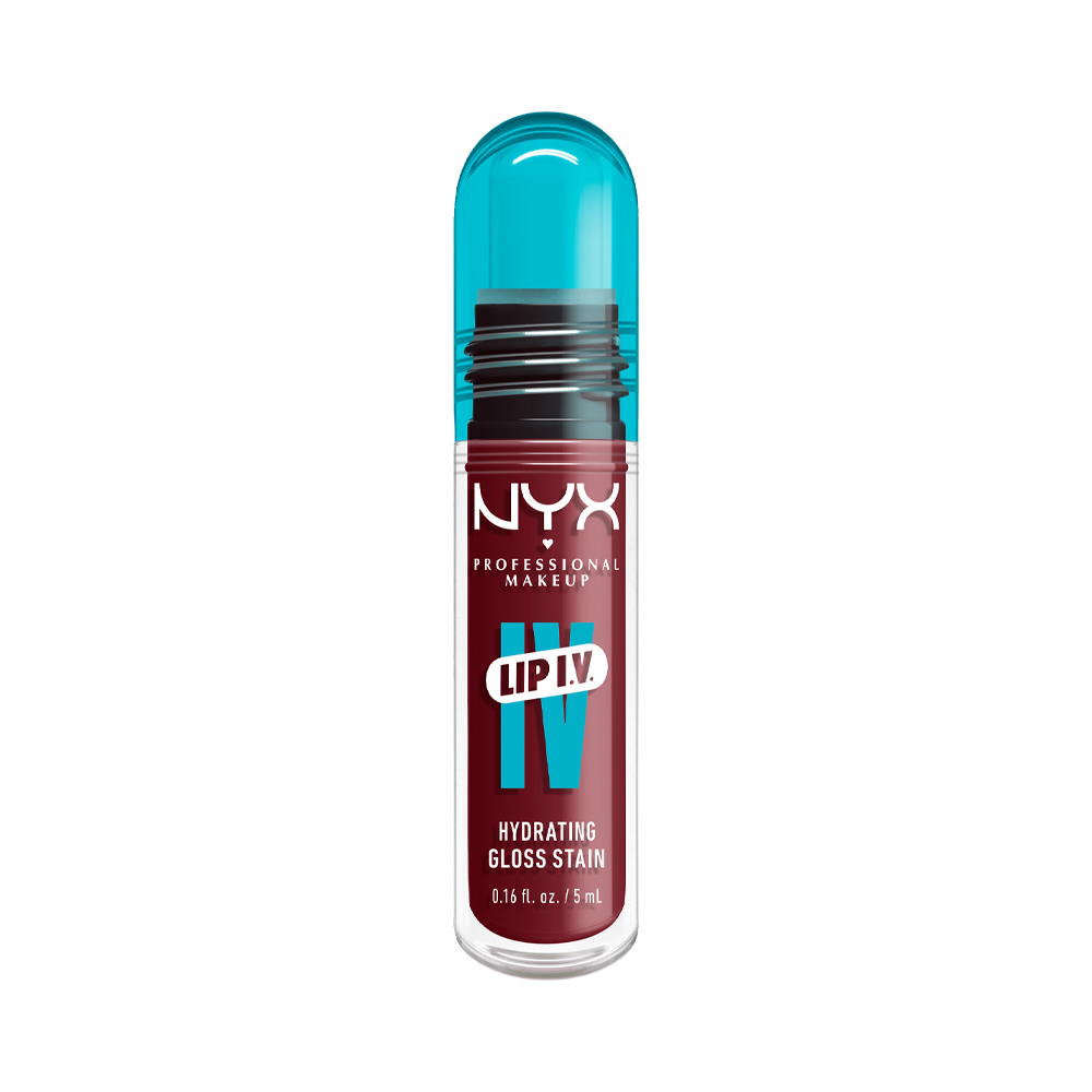 Nyx Professional Makeup Lip IV Hydrating Gloss Stain Lip Gloss Drippin' In Rose