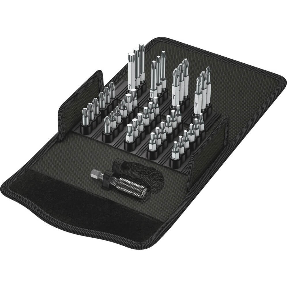 Wera Set inserti per cacciaviti, 61 pezzi (Esagonale, Phillips, Pozidriv, a taglio, Torx)