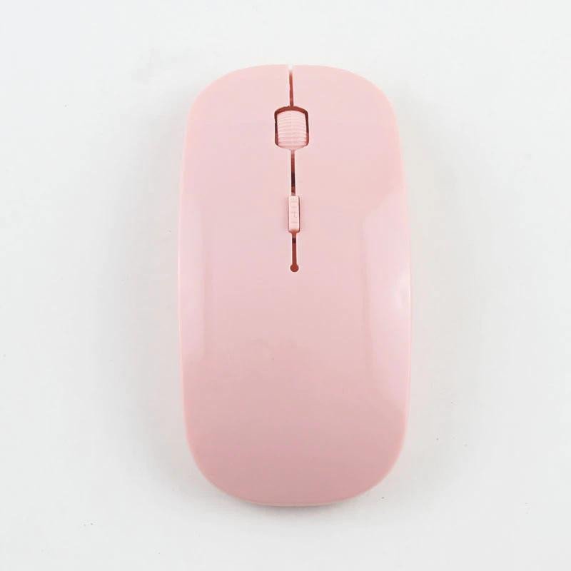 2,4 GHz Souris sans fil - Super mince Design - Rose