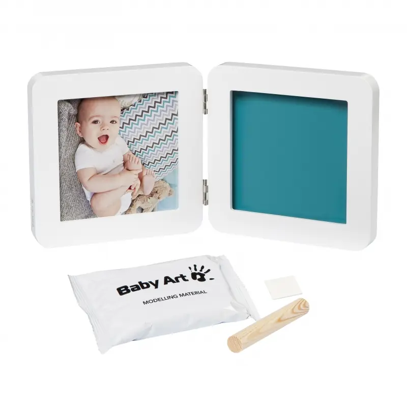 Baby Art My Baby Touch Picture Frame white