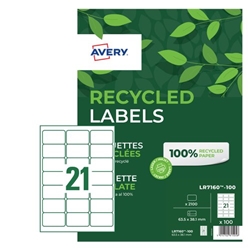 Avery-Zweckform Avery QuickPEEL self-adhesive label White 2100 pc(s)