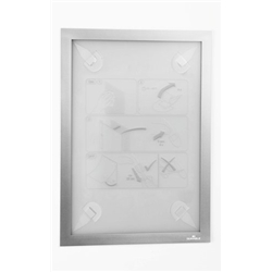 Durable Display Frame DURAFRAME Wallpaper A4 Silver 484323