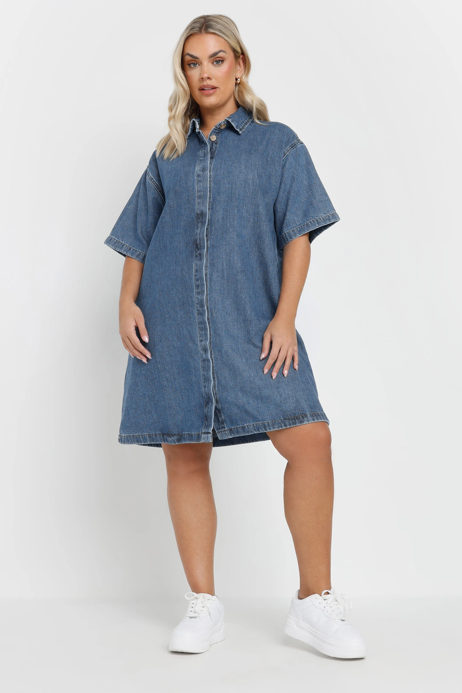 Denim Shirt Dress