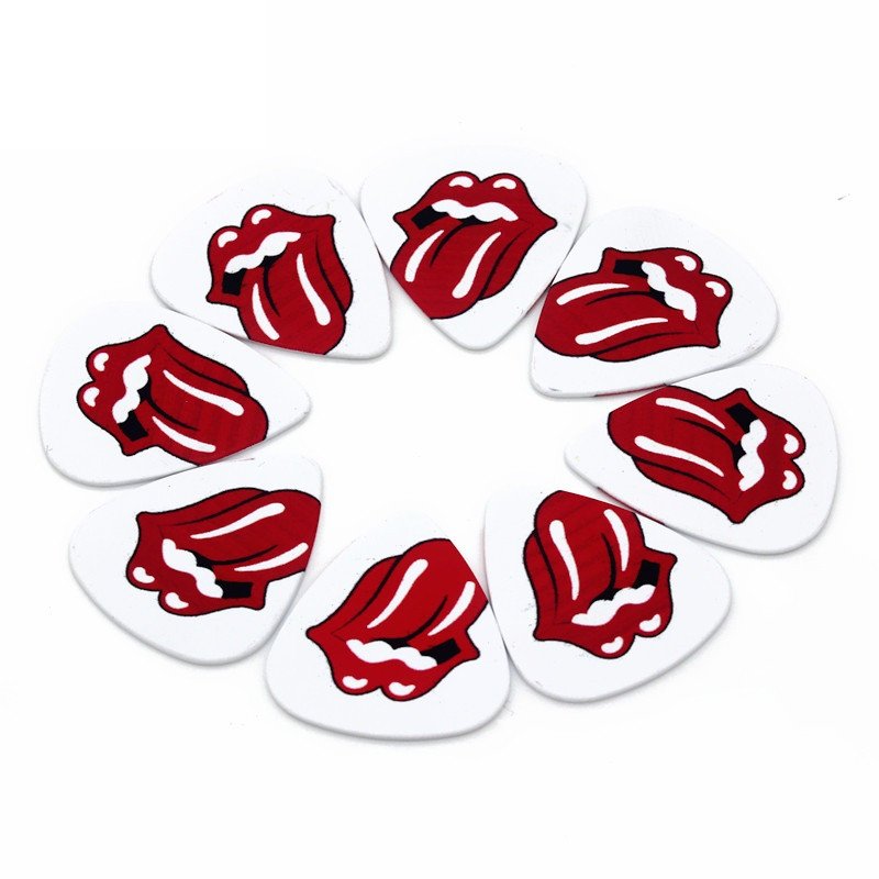 Médiators Rollingstones en pack de 10 - Accessoires de guitare