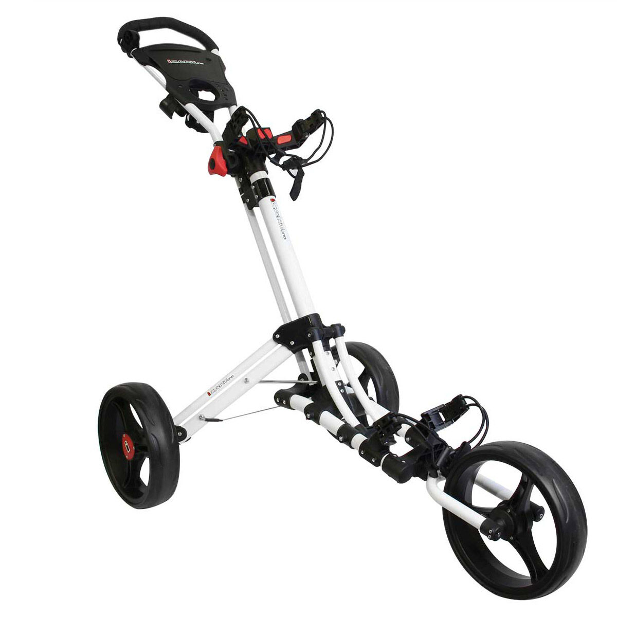 ICart Uno Golf Trolley, White/black/red | American Golf