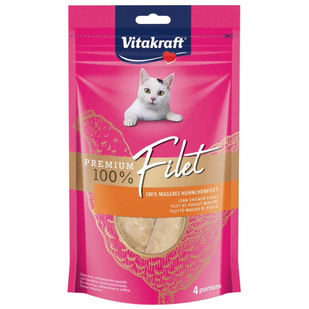 Vitakraft Premium Filet - Saver Pack: Chicken (2 x 70g)
