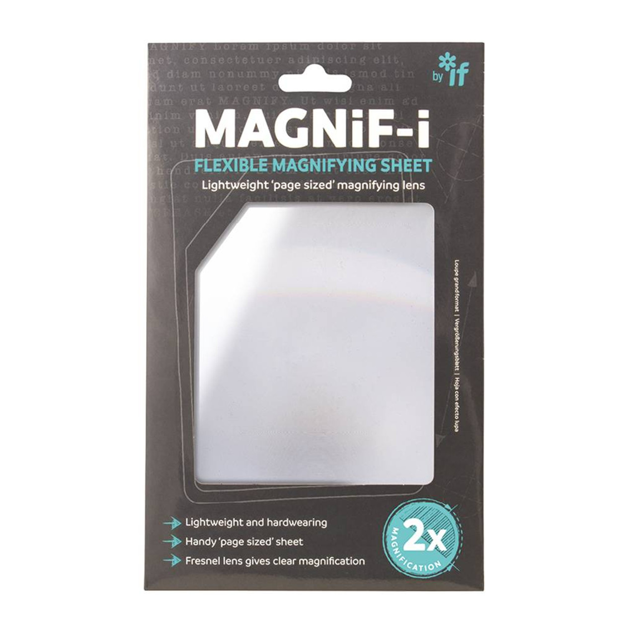 IF - THE PUBLISHER Magnif-I Flexible Magnifying Sheet