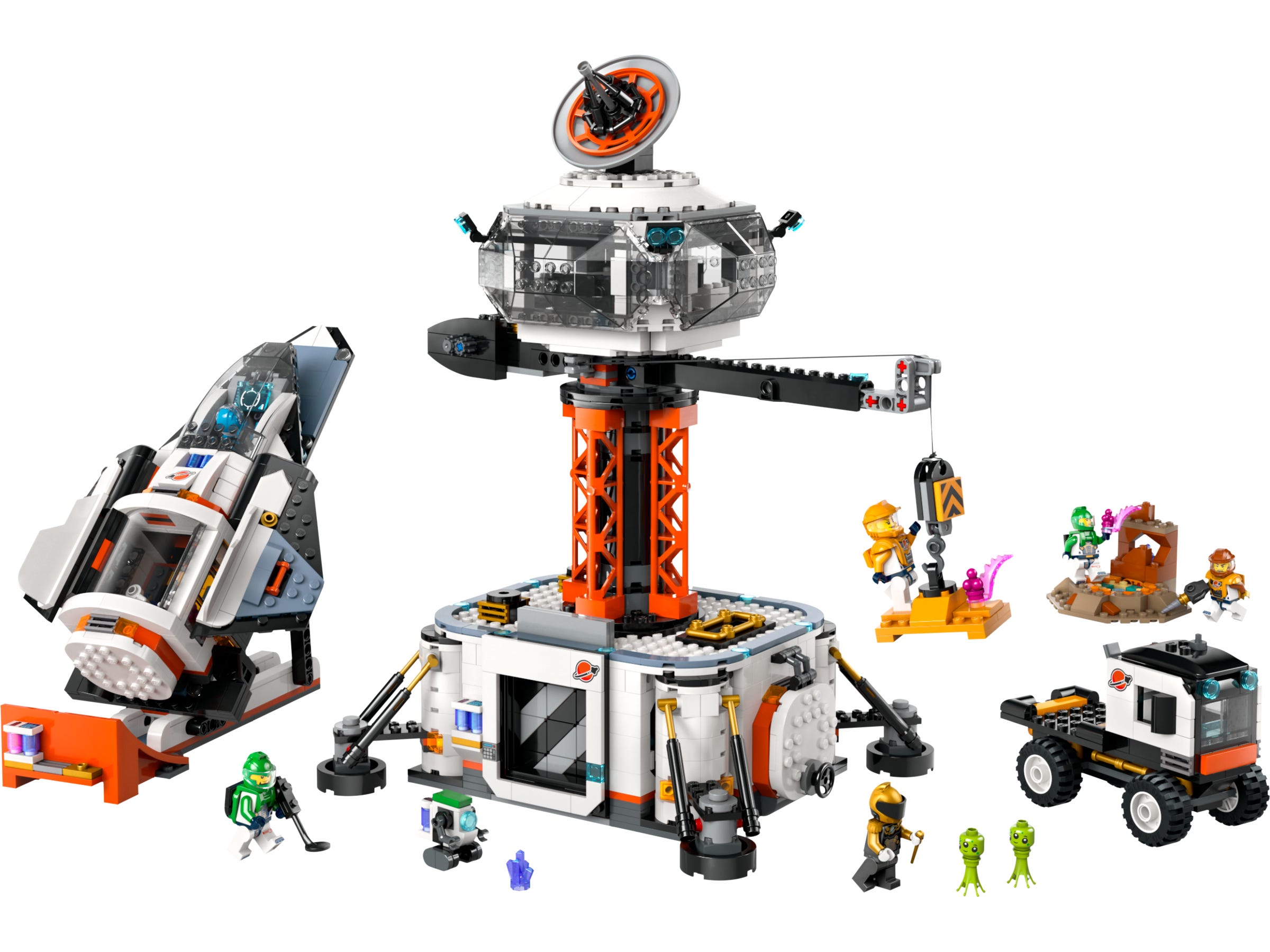 Lego City Space Base And Rocket Launchpad Set 60434