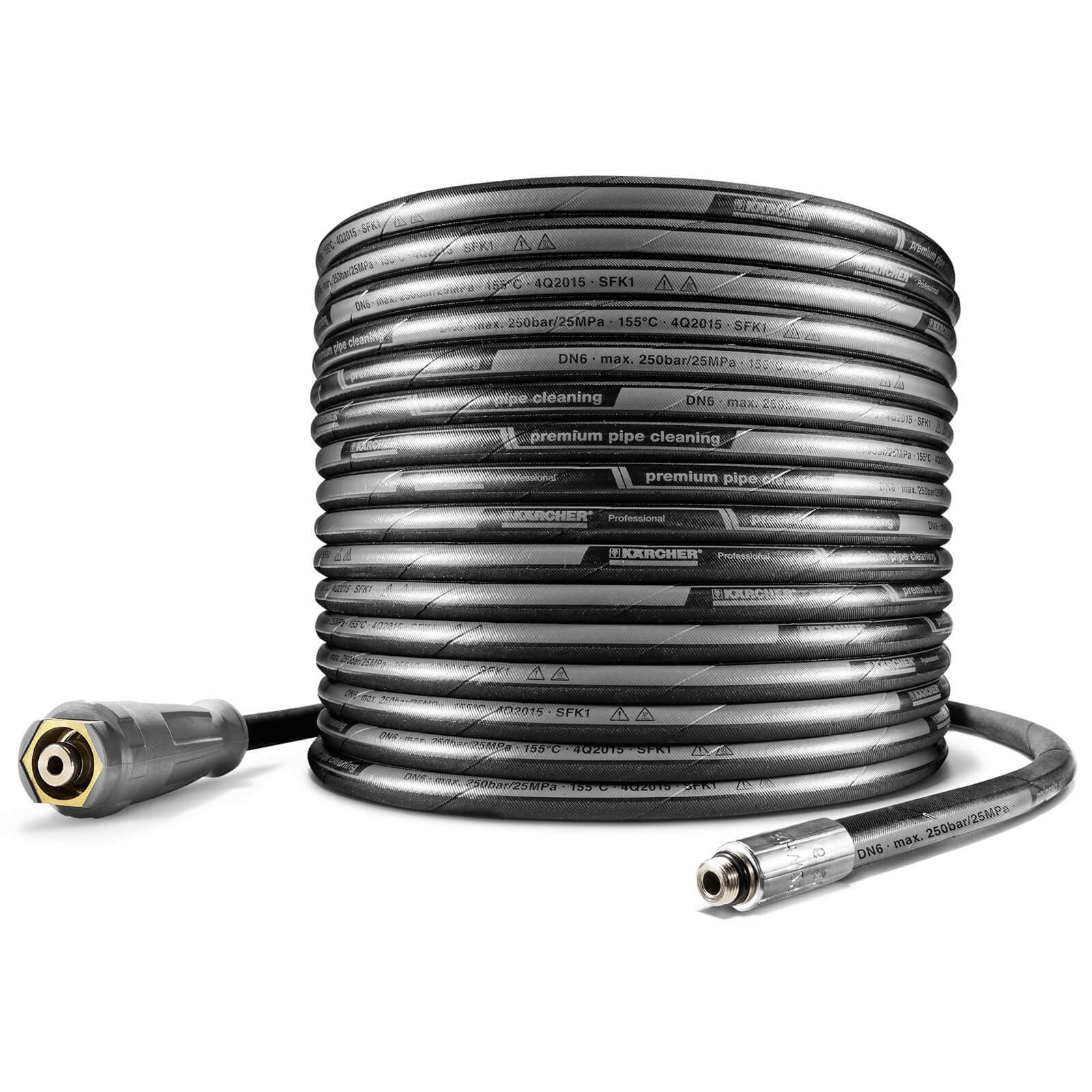 Karcher High Pressure Pipe Cleaning Hose Max 220 Bar for HD and XPERT Pressure Washers (Easy!Lock) 20m