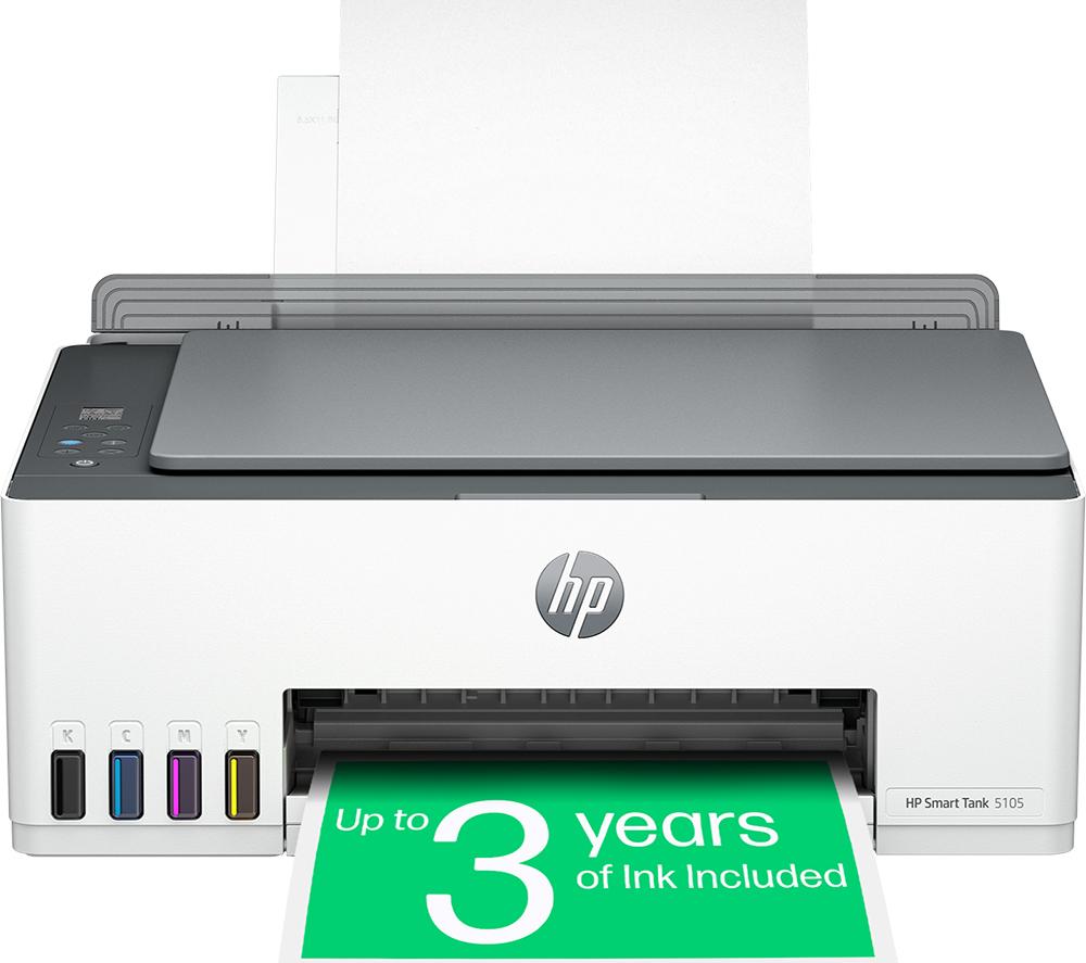 HP Smart Tank 5105 Wireless All-in-One Colour Printer, Grey