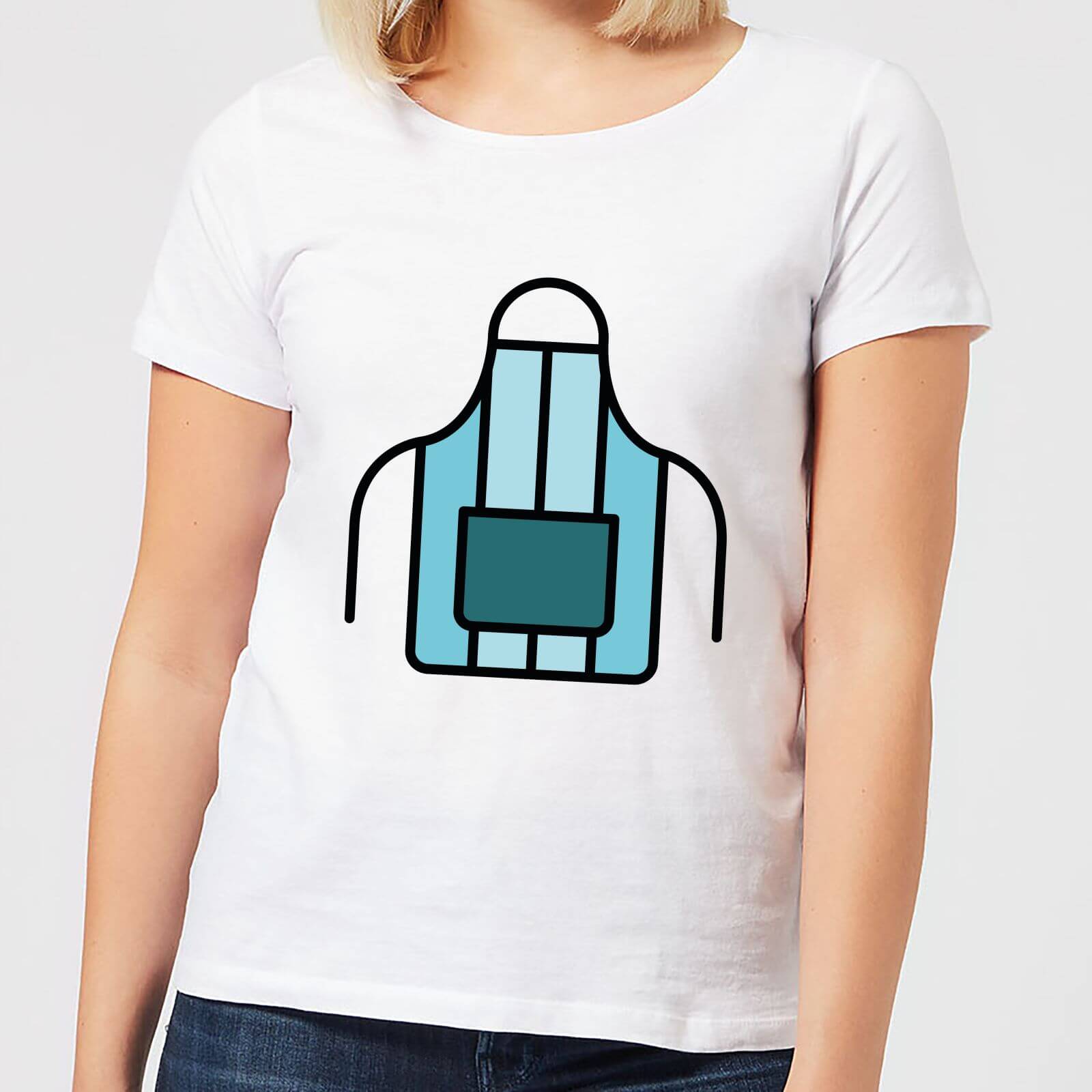 By IWOOT Cooking Apron Women's T-Shirt - S - White | adult