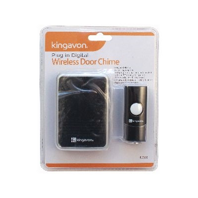 Blackspur Plug In Digital Wireless Door Chime - 80m Bell Cordless Kingavon Doorbell 36 - digital chime wireless plug door 80m bell cordless kingavon doorbell