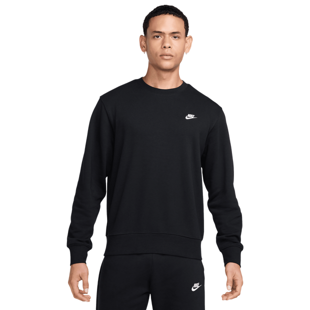 Nike Club Men Sweatshirts - Black - Size: XL - Foot Locker