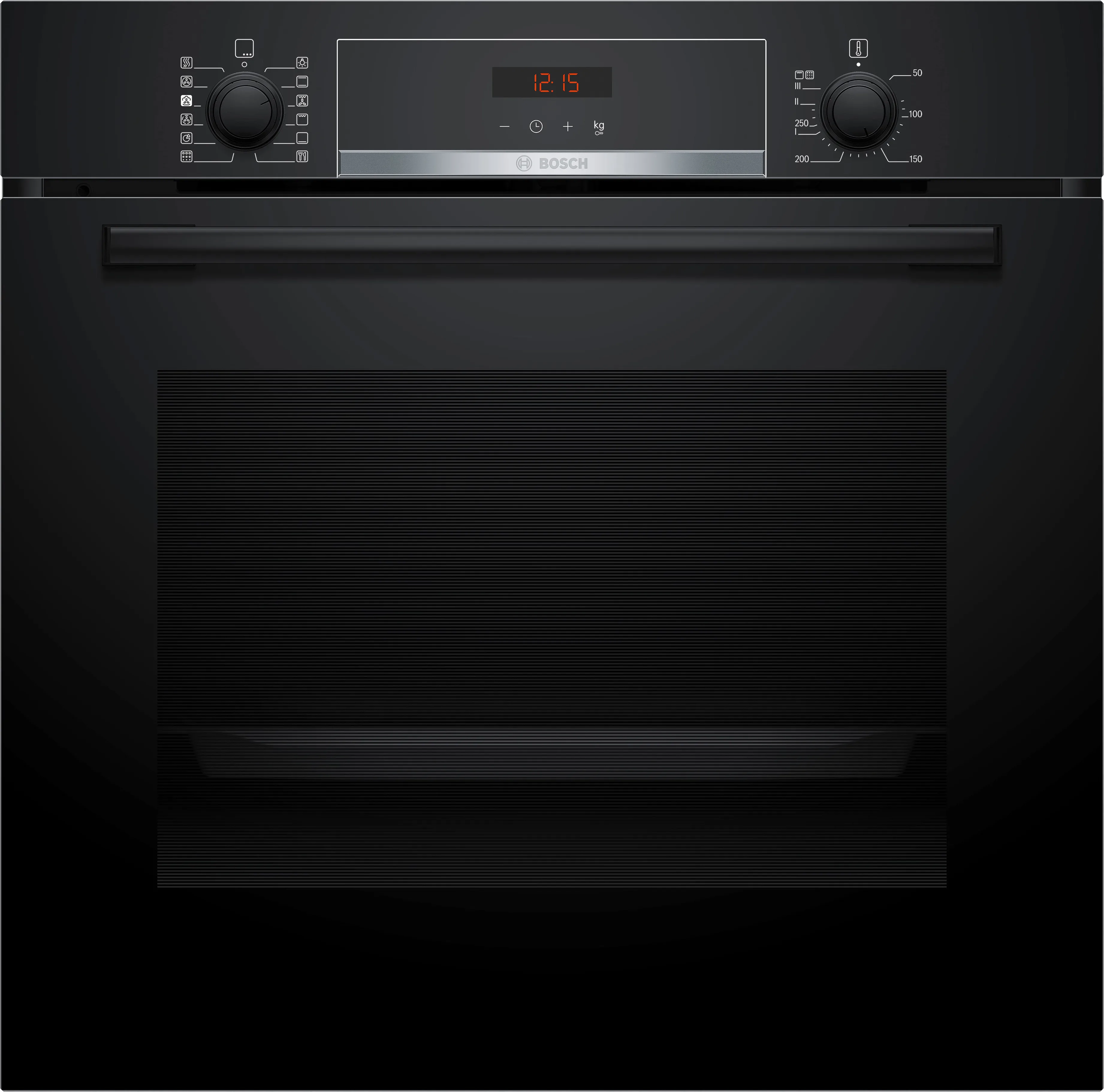  Series 4 HQA574BB3B Built In Electric Single Oven and Pyrolytic Cleaning - Black - A+ Rated, Black