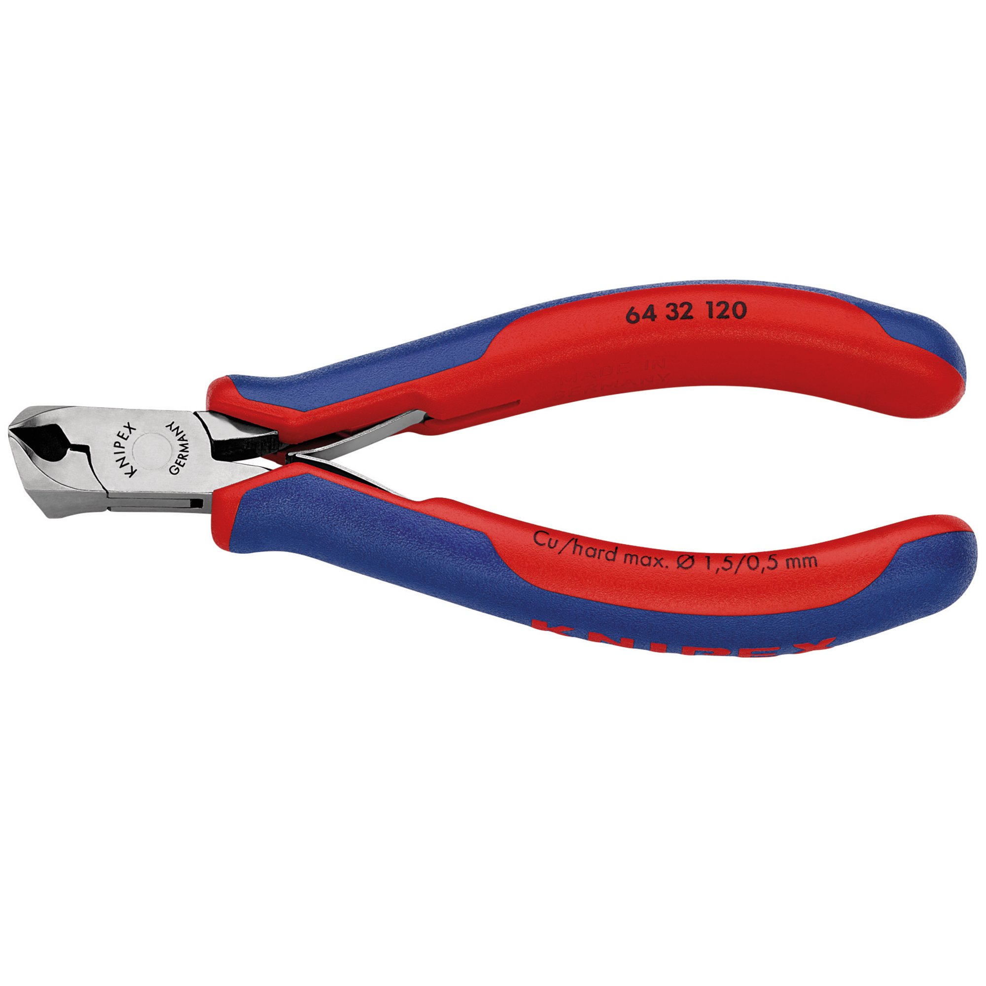 Draper Knipex 64 32 120 Electronics Oblique End Cutting Nipper, 120mm