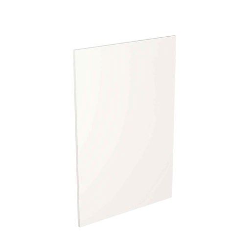 KitchenKIT Base 65cm Slab End Panel - Gloss White