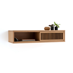 La Redoute Interieurs Bilbao Oak Wall Shelf Unit by La Redoute