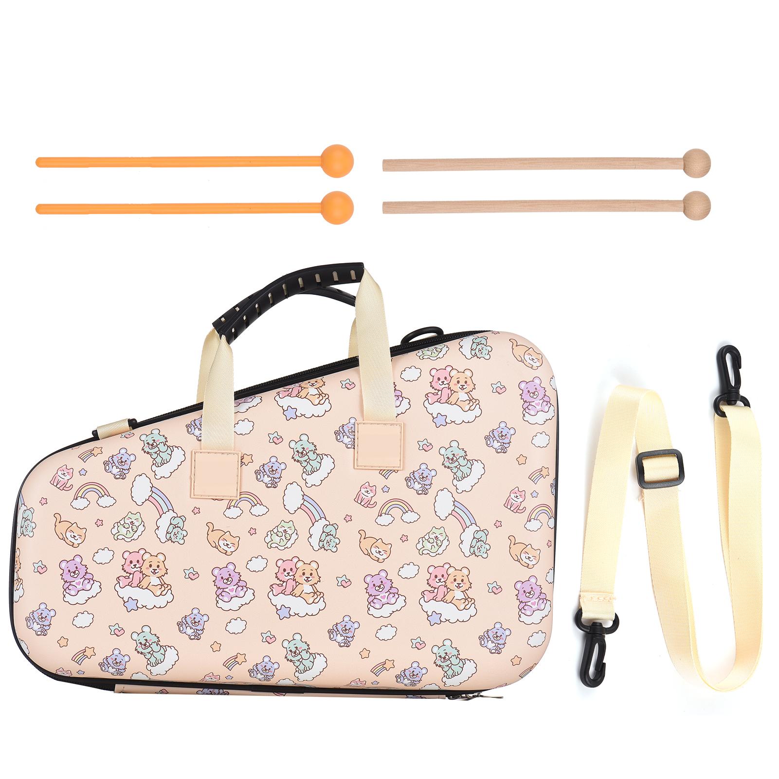 Automobile And Motorcycle Supplies 16 Keys Glockenspiel 16-Note Aluminum Plate Xylophone Early Educational Musical Percussion