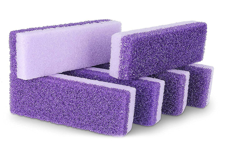 GLAXWOOD TRADING LTD 2-In-1 Foot Scrubber & Callus Remover - 5 Pumice Stones! | Wowcher