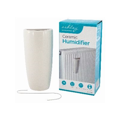 2 x Ceramic Hanging Radiator Humidifier Moisture Absorber Condensation 500ml