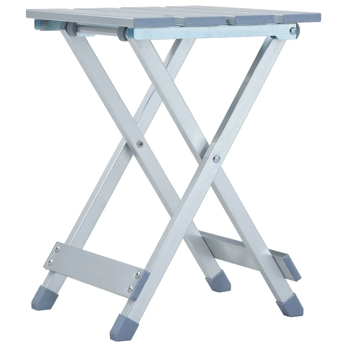 VidaXL Camping Stool Aluminium 28x26x39 cm