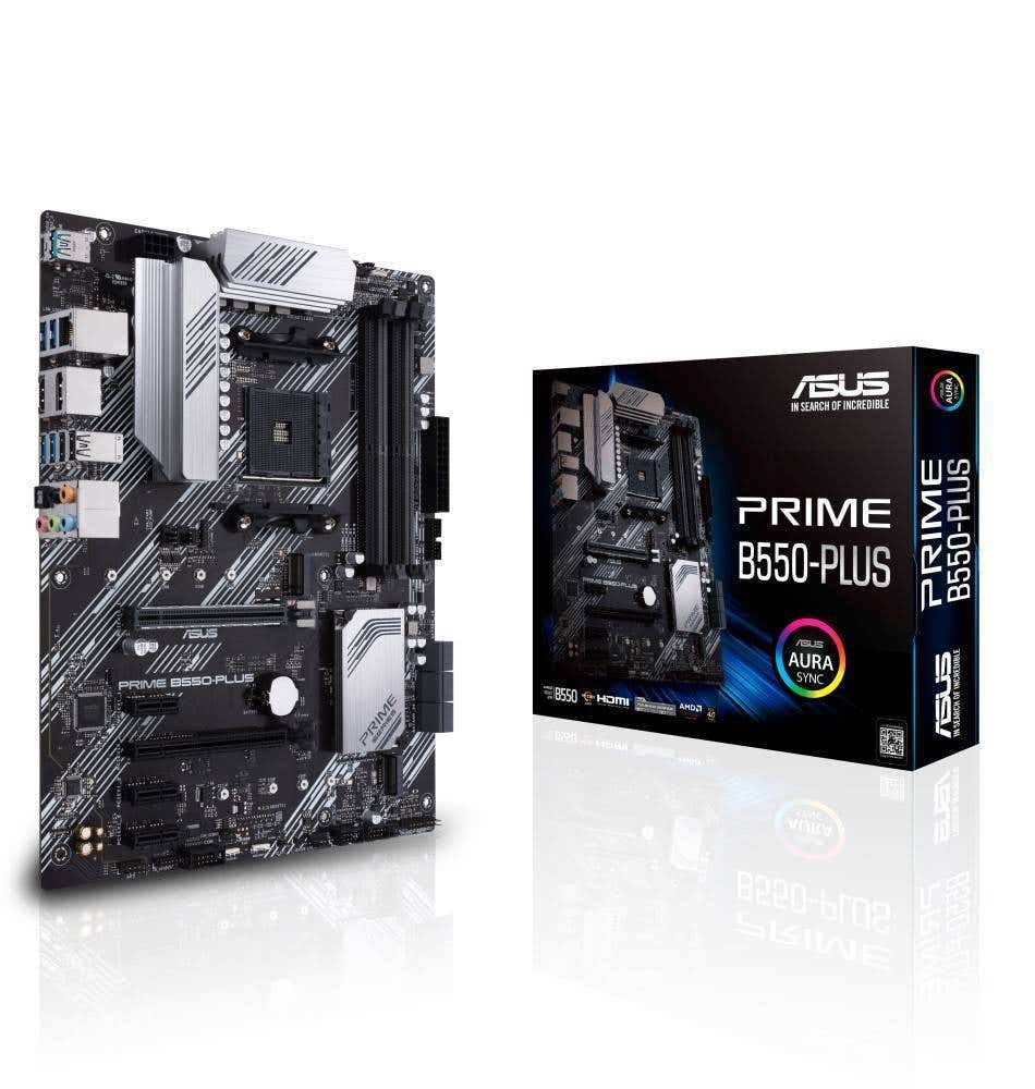 Asus Amd Ryzen 5 5600x Six Core 4.6ghz, Prime B550-plus Motherboard Cpu Bundle