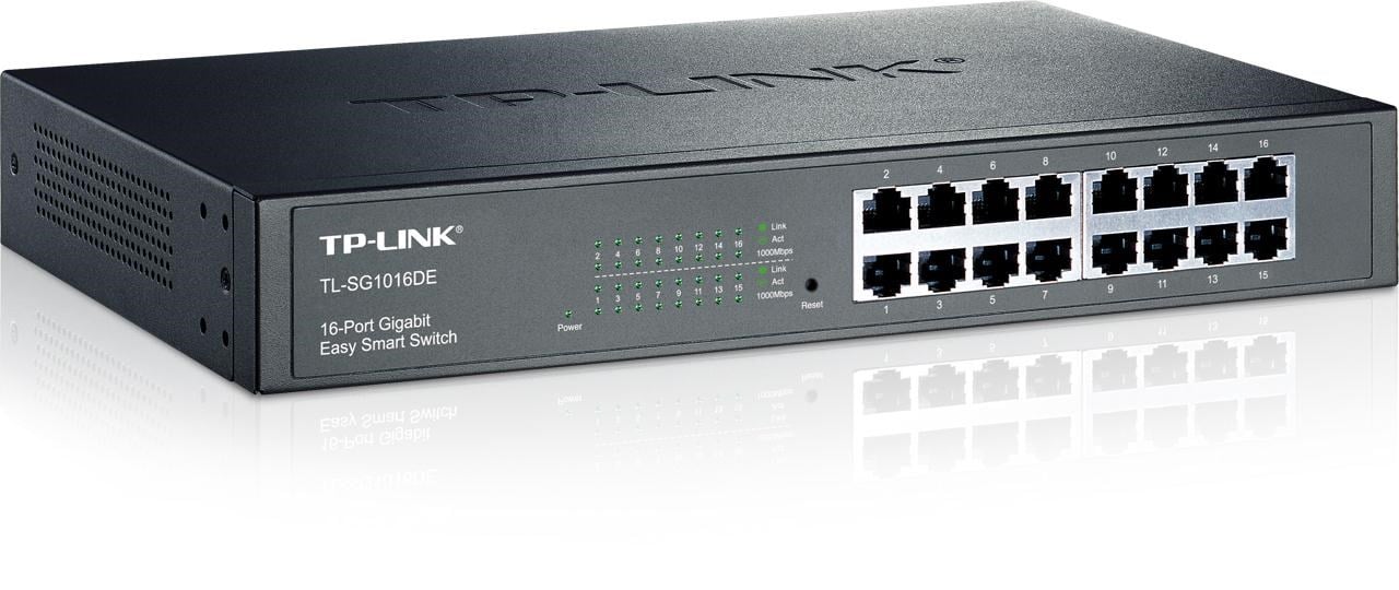 TP-LINK TL-SG1016DE 16-Port Gigabit Desktop Switch