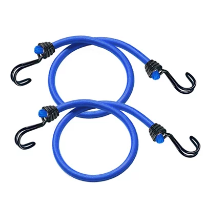 Masterlock Master Lock MLK3017E Twin Wire Bungee Cord 120cm Blue 2 Piece