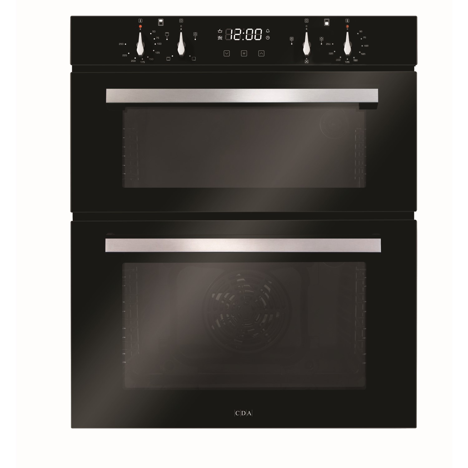 CDA DC741BL Built Under Electric Double Oven - Black - A/A Rated