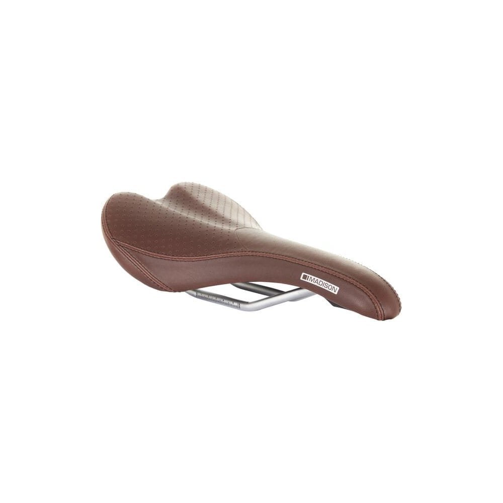 Madison Saddles - Flux Classic Saddle Brown 142 mm x 280 mm Size: 142
