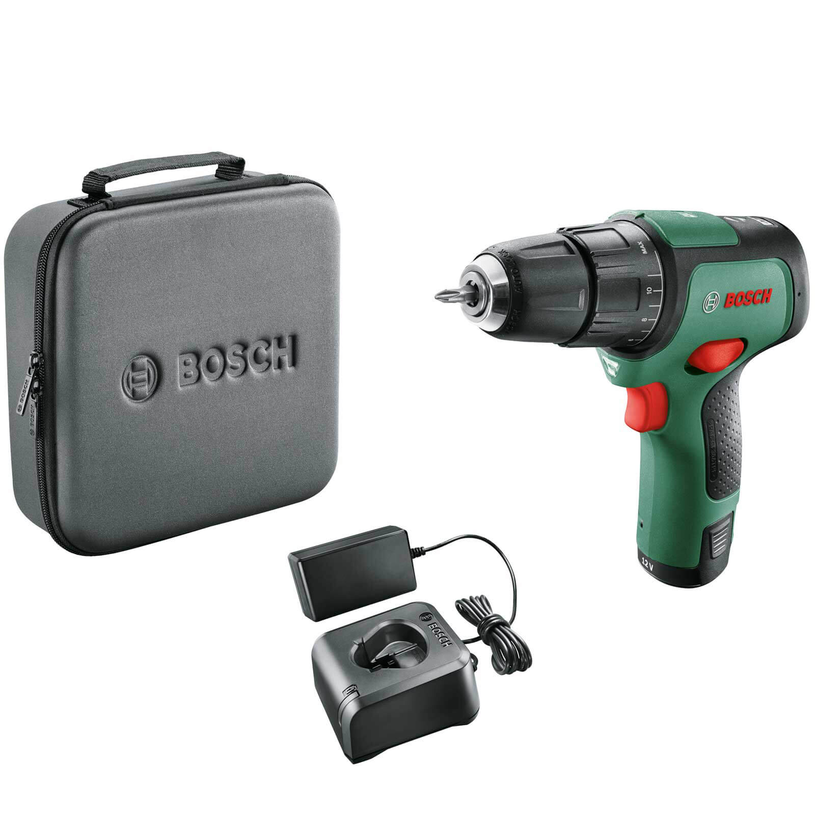 Bosch EasyImpact 12 Combi Drill with 1x 1.5 Ah Battery & Charger