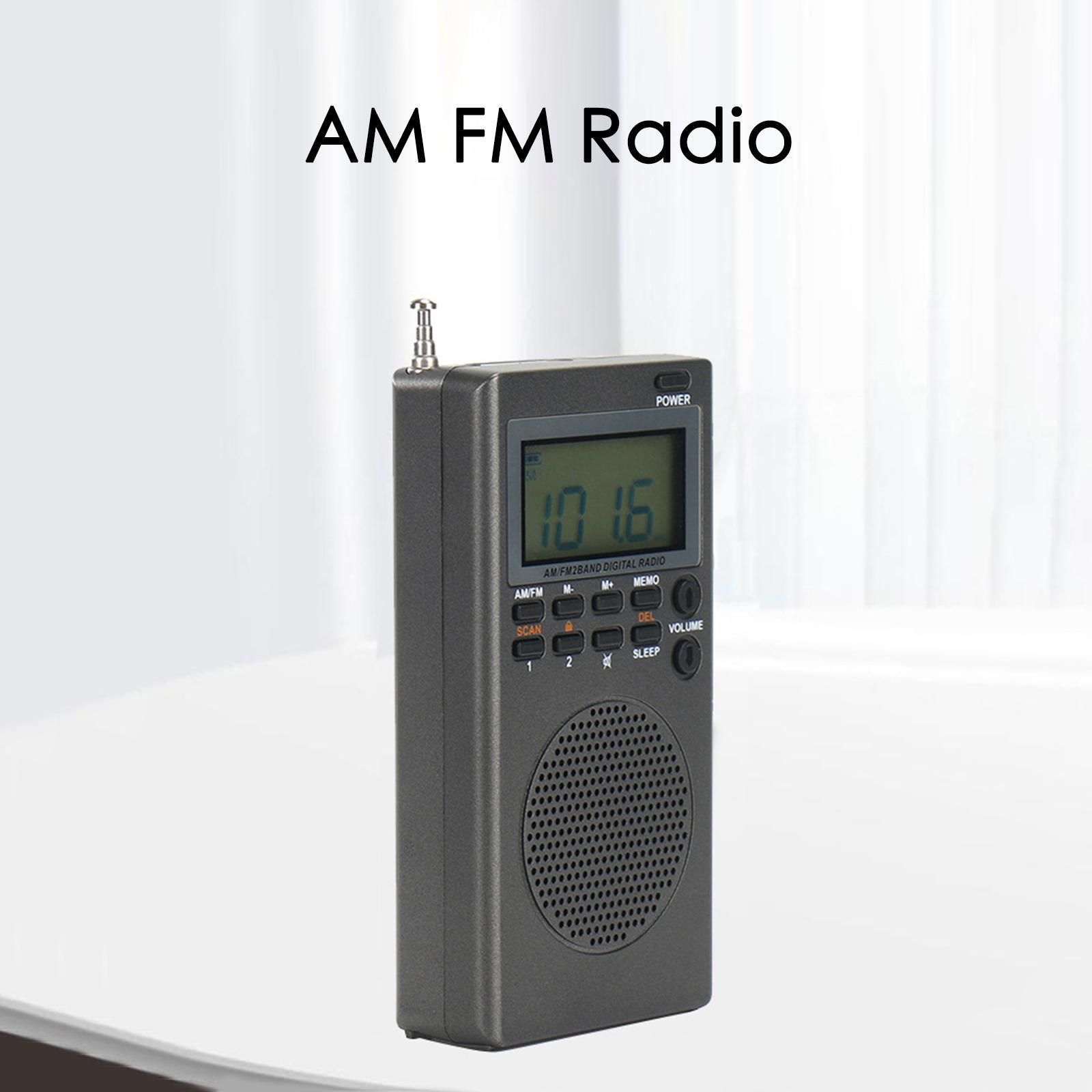 HONOR ELECTRONICS FM Radio Digital Portable Stereo Speaker MP3 Audio Player High Fidelity Sound Quality black