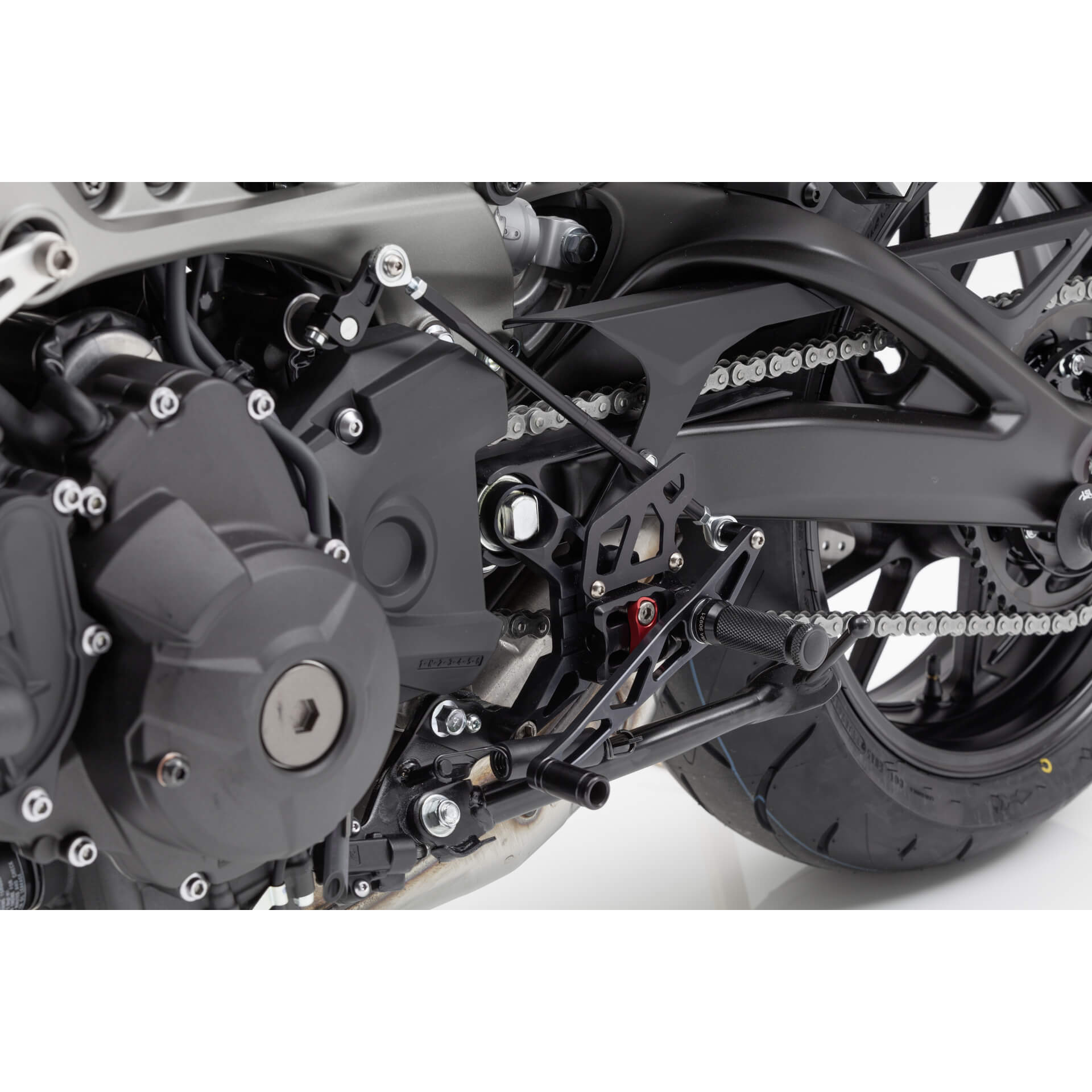 LSL Spare part for 2Slide footrest system 118Y129RT, shift side, MT-09/MT-09 Tracer, black, black