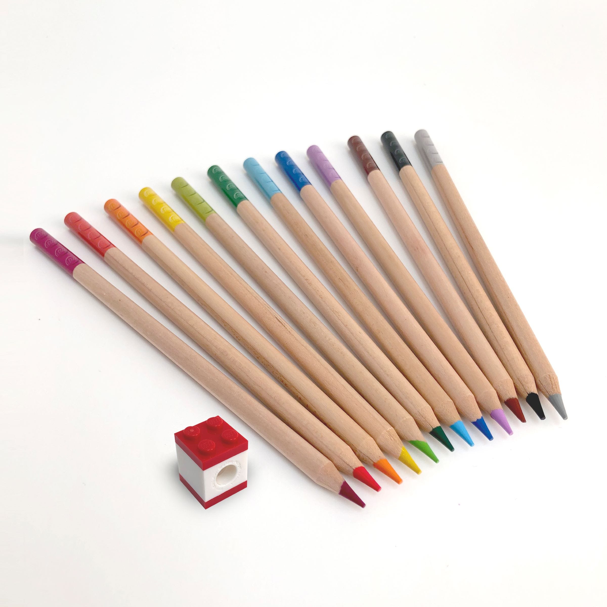 Lego 5007197 2.0 12-Pack Colored Pencils with Topper