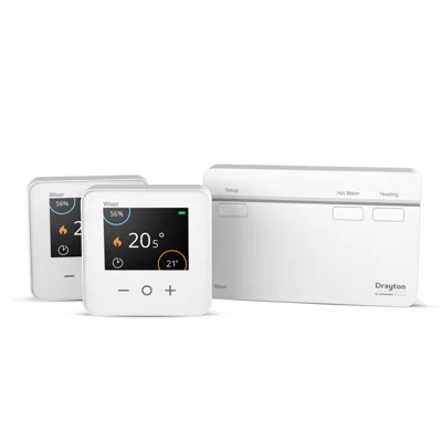 Wiser Drayton Wiser Smart Heating Kit 3 For Conventional Boilers With Two Heating Zones