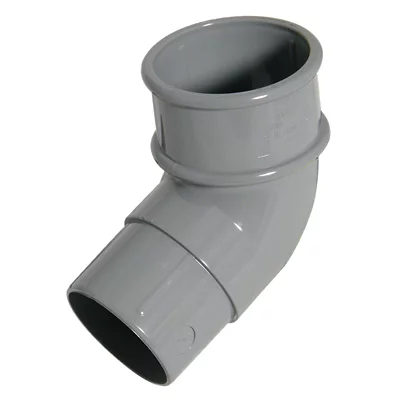 Floplast Miniflo Grey 112.5° Offset Downpipe Bend, (Dia)50mm