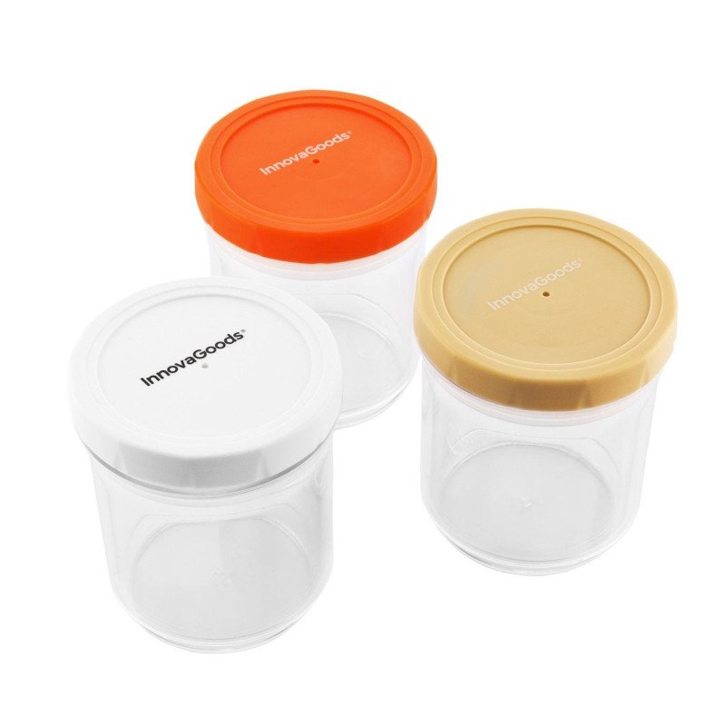 3x Adjustable Food Containers