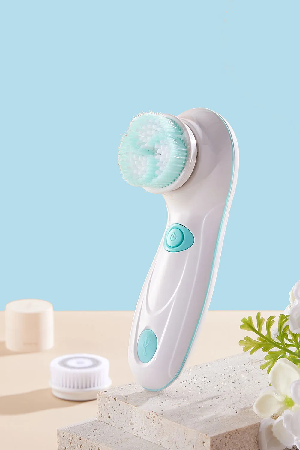 Living And Home 4 in 1 Electric Facial Cleansing Brush