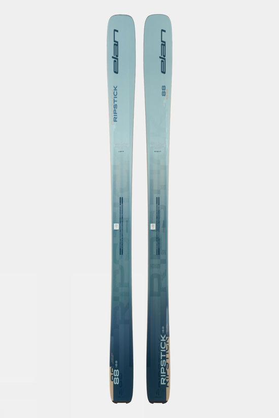 Elan Womens Ripstick 88 Skis (Skis Only) Blue Size