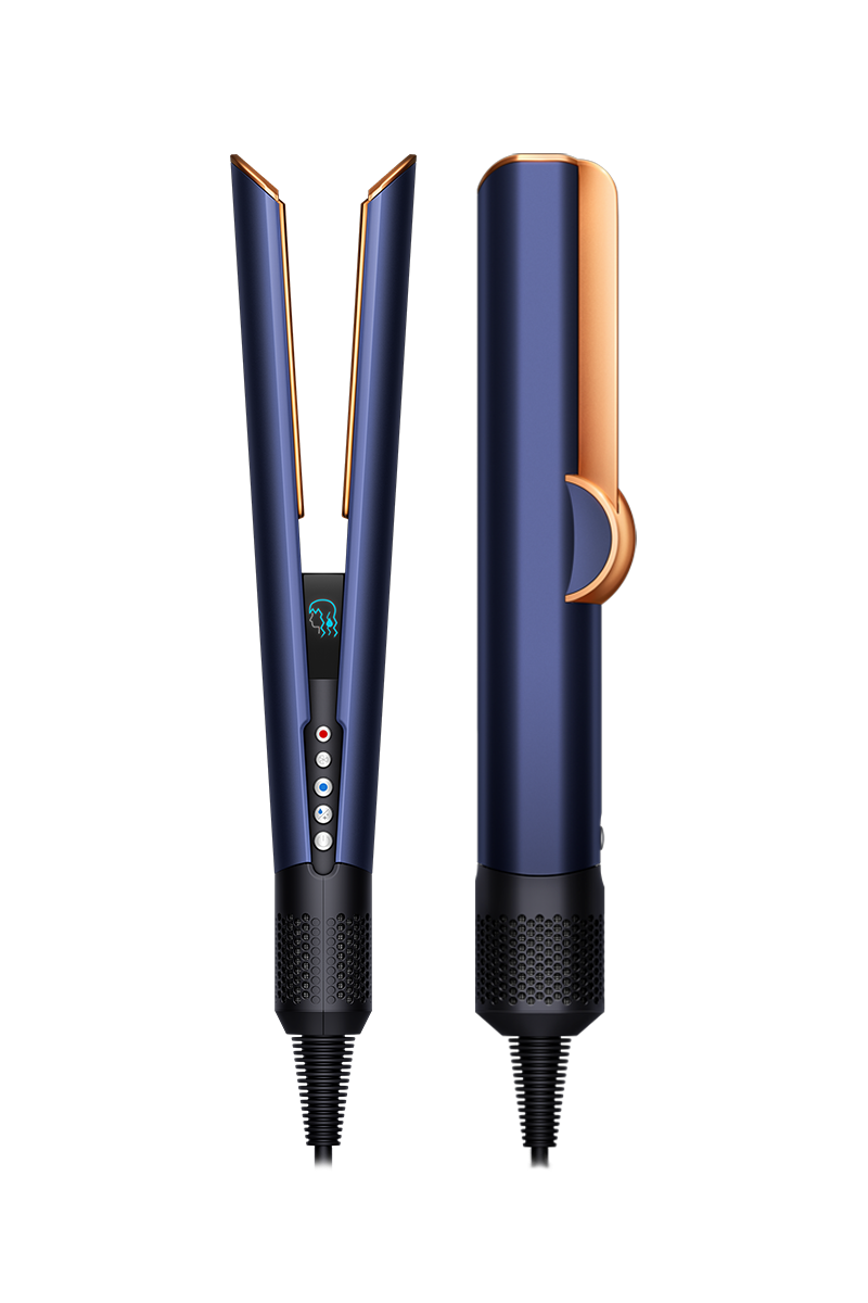 Dyson Airstrait™ straightener in Blue/Copper
